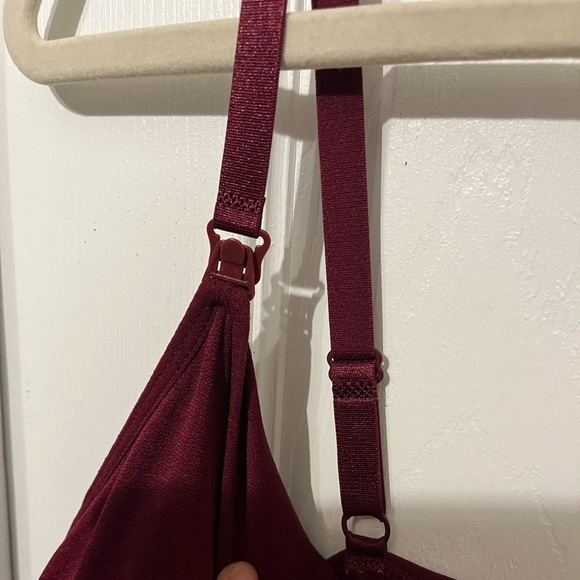 NWT maternity/nursing tank by Emma’s Expression. Maroon, fully adjustable OSP - Picture 5 of 6